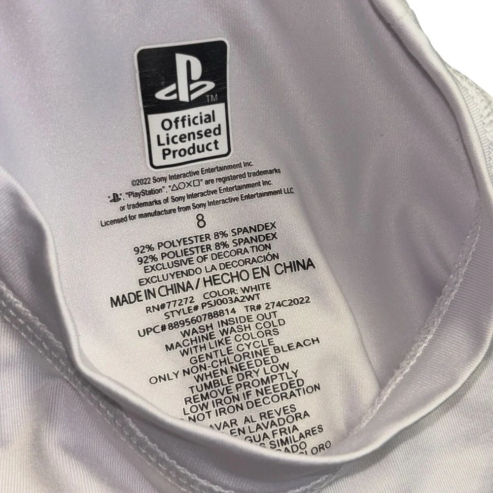 Sony PlayStation Swim Shirt RashGuard, sz 8